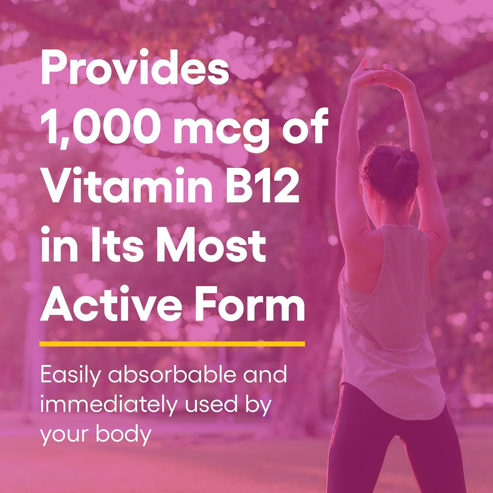 Natural Factors, Vitamin B12 Methylcobalamin 1,000 Mcg, Offers The Most Metabolically Active Form Of B12, Quick Dissolving Tablets