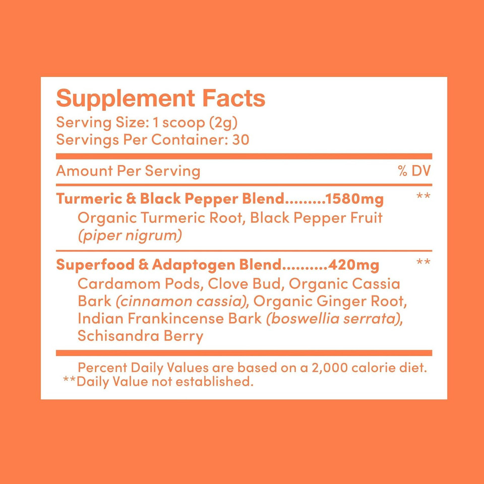 Best Turmeric Golden Milk Organic Turmeric Powder, Cinnamon Ginger & Black Pepper Maximum Absorption, Joint Pain, Gut Health, Sugar-Free, Vegan, Keto (30 Servings) Best Turmeric Golden Milk Organic Turmeric Powder, Cinnamon Ginger & Black Pepper Maximum Absorption, Joint Pain, Gut Health, Sugar-Free, Vegan, Keto (30 Servings)