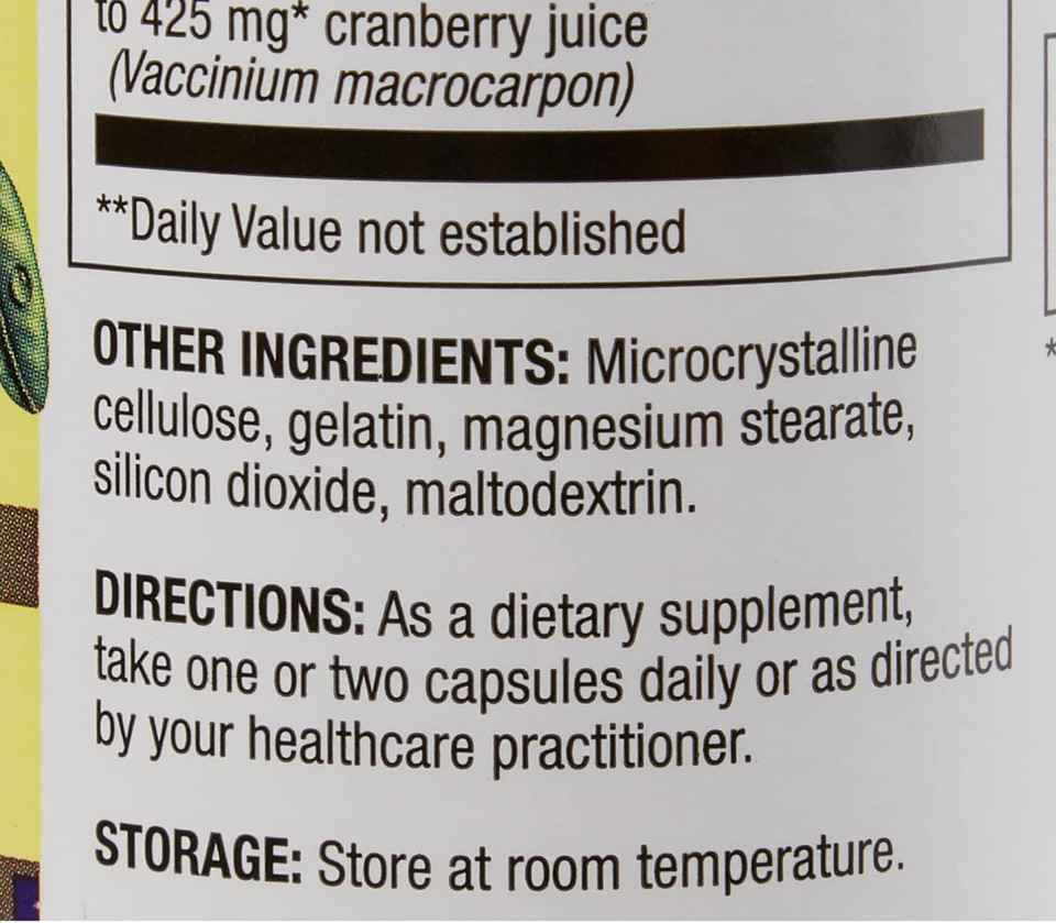 Optimum Cranberry Powder, 425 Mg Strength Capsule, Cranberry Flavor, Magno - Humphries, 43292055812 - Bottle Of 100 Capsules