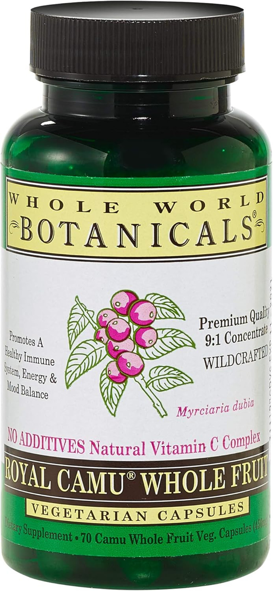 Whole World Botanicals - Royal Camu Dark, 70 Vegetarian Capsules