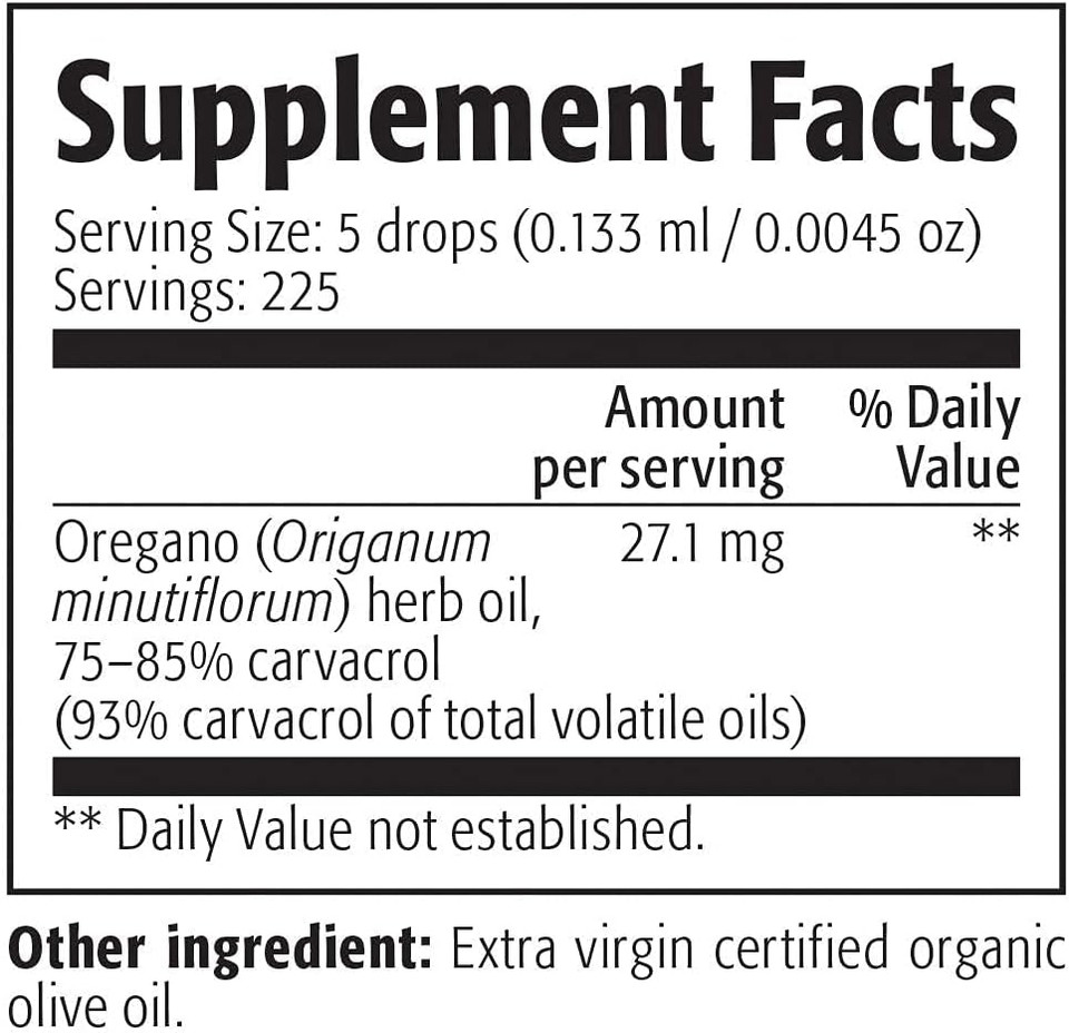 New Roots Herbal Wild Oregano C93 Oil 1 Fl Oz (30 Ml) Liquid Drops | Organic Immune Support Supplement | Highest Natural Carvacrol Concentration | Alcohol Free, Non Gmo, Vegan, Gluten Free