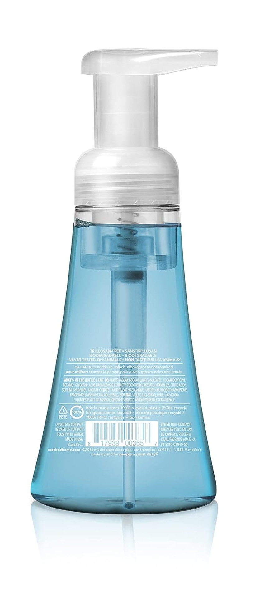 Method Foaming Hand Soap, Sea Minerals, Paraben And Phthalate Free, Biodegradable Formula, 10 Fl Oz (Pack Of 3)