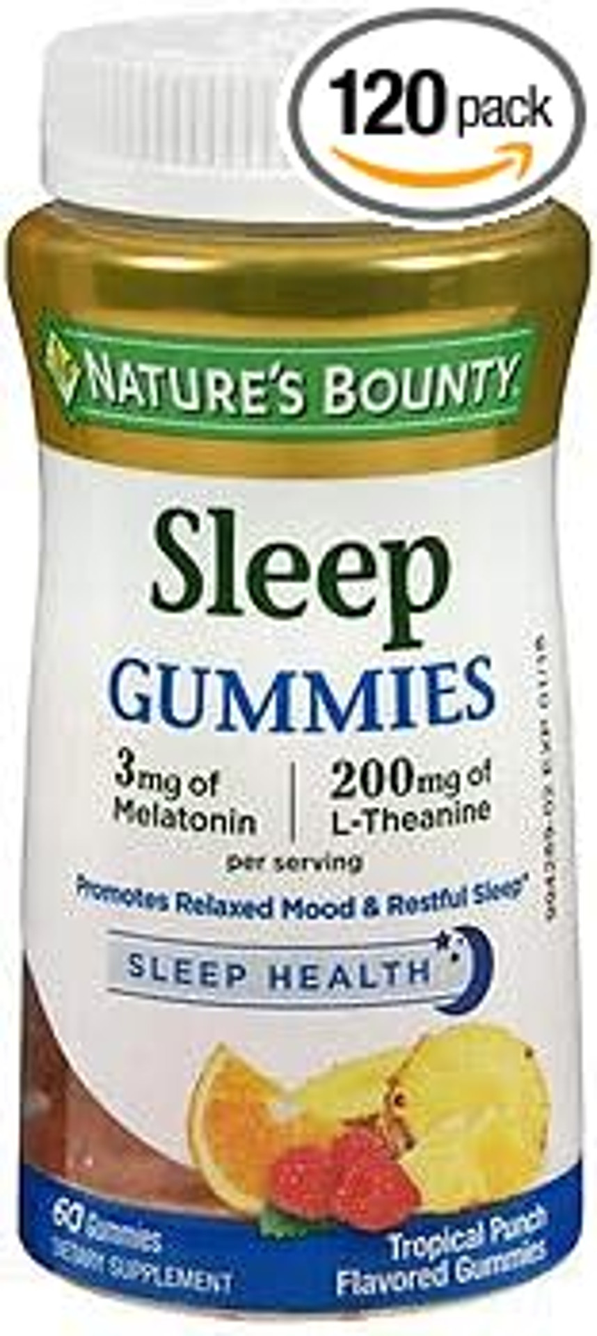 Nature'S Bounty Sleep Gummies Topical Punch Flavored - 60 Ct, Pack Of 6