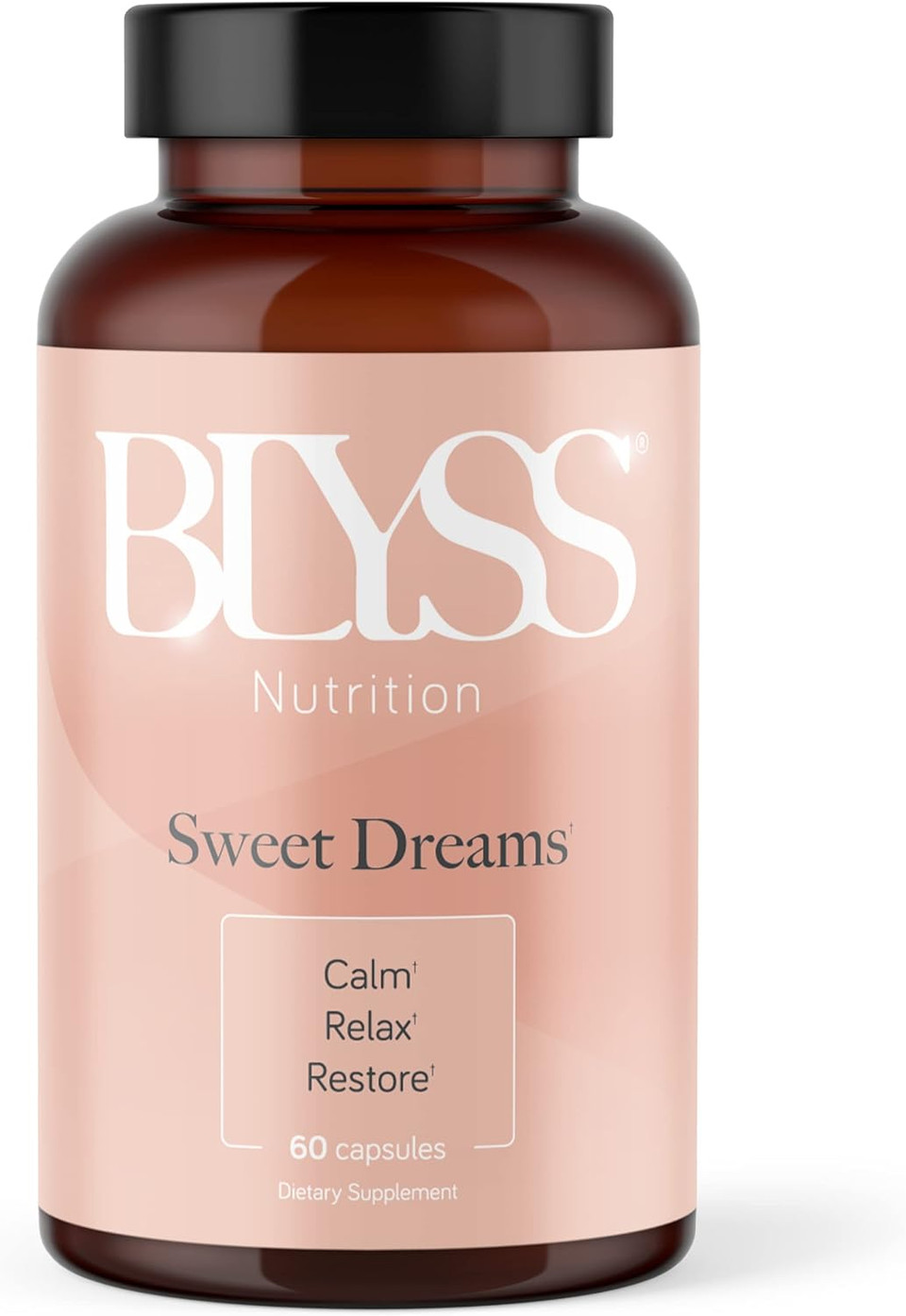 Blyss Nutrition 5Htp 100Mg With Gaba Supplement - Gaba For Calm Sleep Supplement - 5-Htp Mood Support Supplement - Promotes Better Mood Deep Relaxation & Sleep - Pure & Vegan Htp-5 Capsules For Women