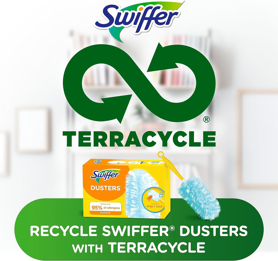 Swiffer 180 Dusters Starter Kit Unscented Scent, 1 Set (Packaging May Vary)