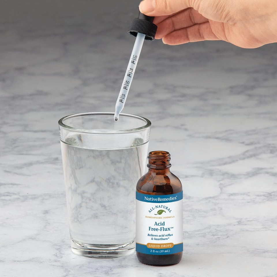 Native Remedies Acid Free-Flux - Natural Homeopathic Remedy Temporarily Relieves Heartburn, Indigestion And Discomfort After Eating - 59 Ml Native Remedies Acid Free-Flux - Natural Homeopathic Remedy Temporarily Relieves Heartburn, Indigestion And Discomfort After Eating - 59 Ml