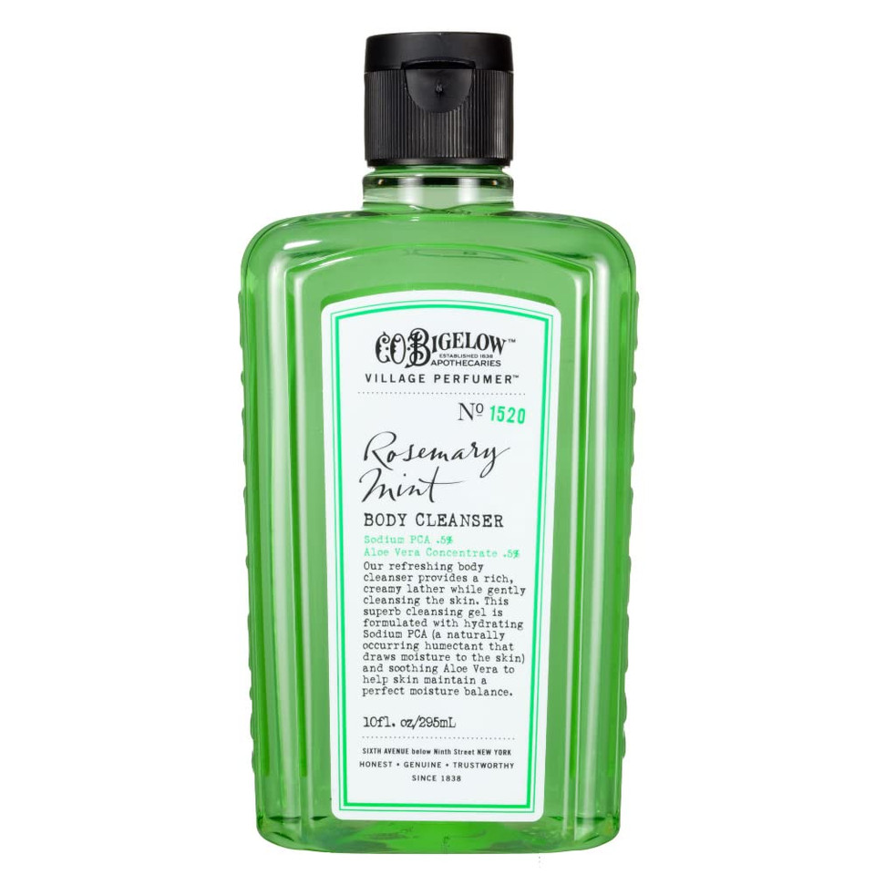 C.O. Bigelow Apothecary Duo, Rosemary Mint Body Care Gift Box With Body Soap & Lotion, Gift Set Of Two - Moisturizing Lotion & Liquid Body Wash For Dry Skin - 10Fl Oz Each