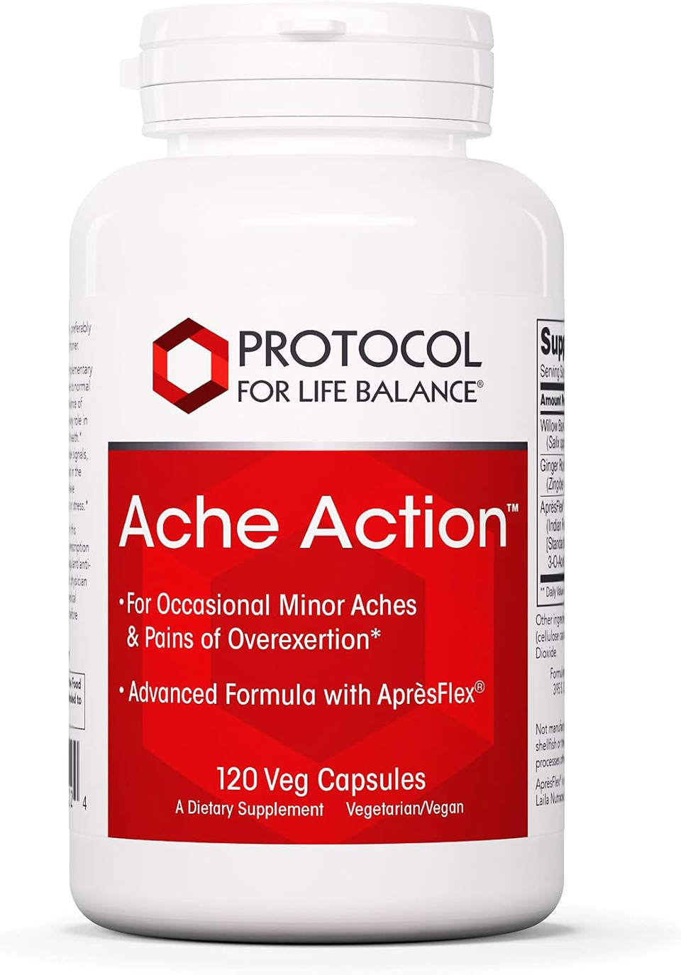 Protocol Ache Action - Joint Support - 120 Veg Caps