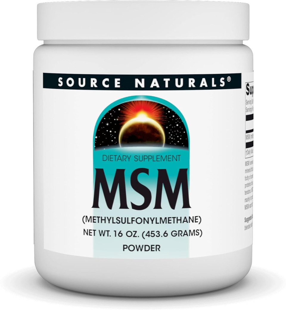 Source Naturals Msm, (Methylsulfonylmethane) - 16 Ounce Powder
