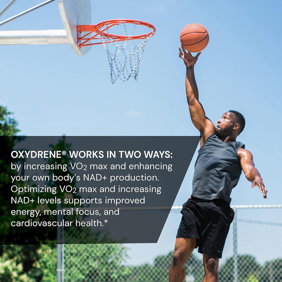 Novex Biotech Oxydrene Nad+ Enhancer - Natural Supplement Promoting Metabolism And Cardiovascular Support For Men And Women - (60 Capsules)