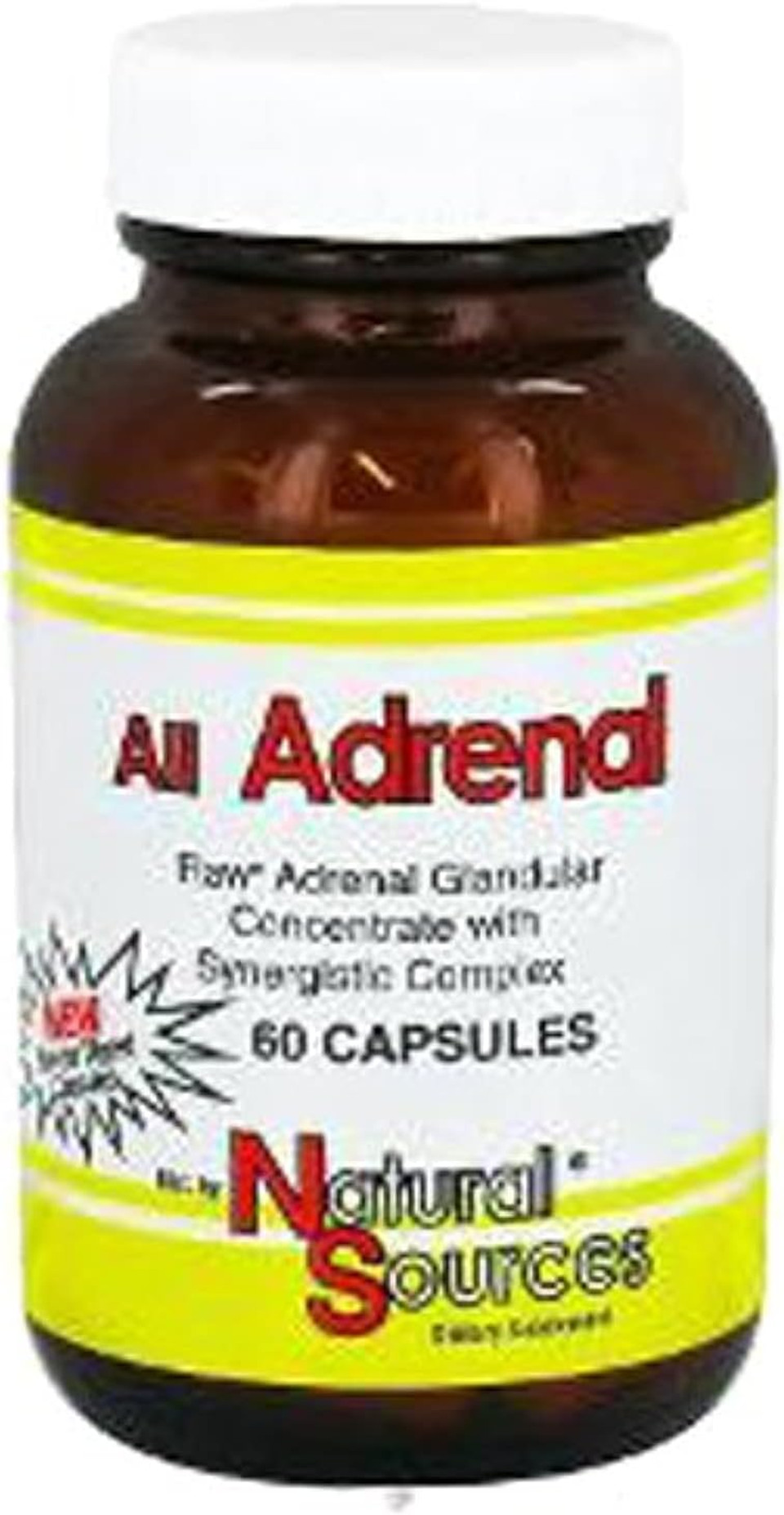 Natural Sources All Adrenal Capsules, 60 Count