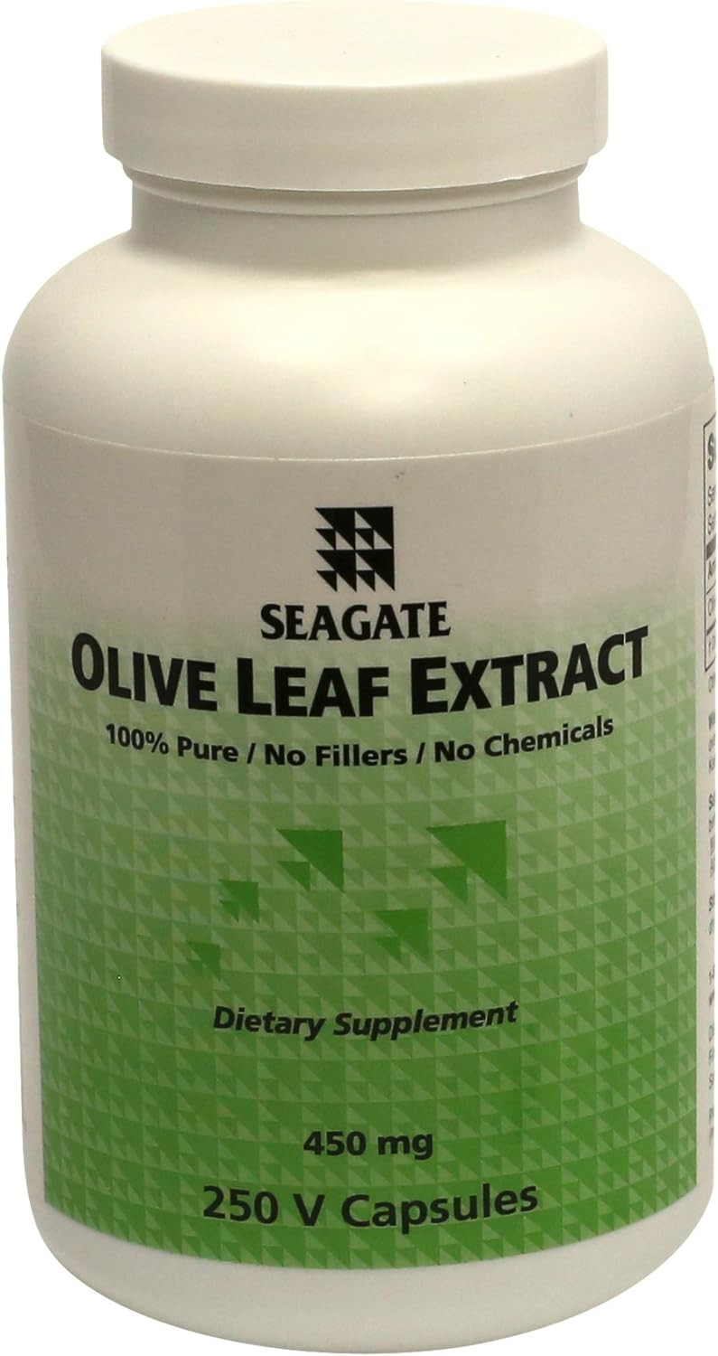 Seagate Products Olive Leaf Extract 450 Mg 250 Capsules
