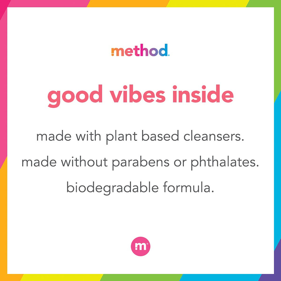 Method Body Wash, Energy Boost, Paraben And Phthalate Free, 18 Oz (Pack Of 6)