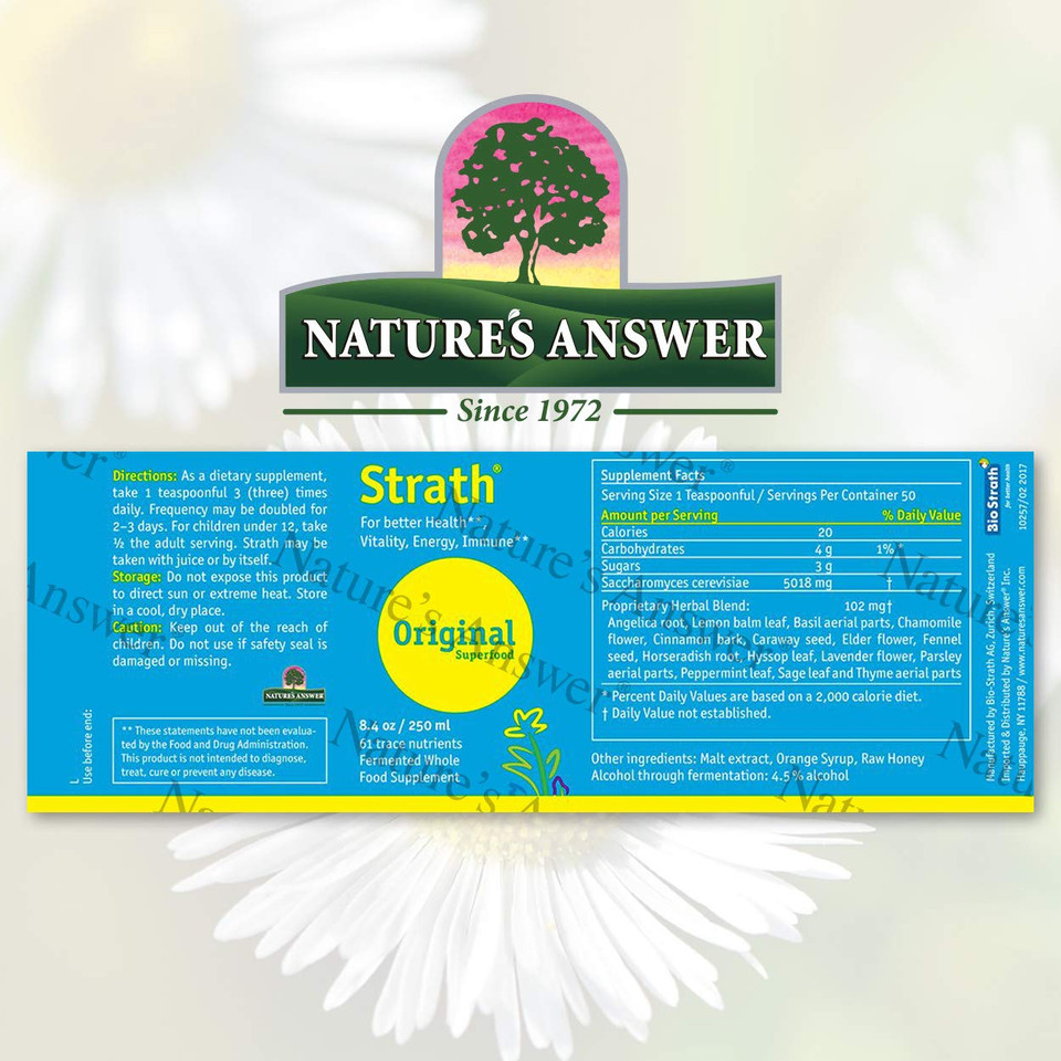 Bio-Strath | Liquid 8.4 Fl Oz | Promotes Overall Wellness | Non-Gmo, No Artificial Flavors, Vegetarian | Pack Of Four