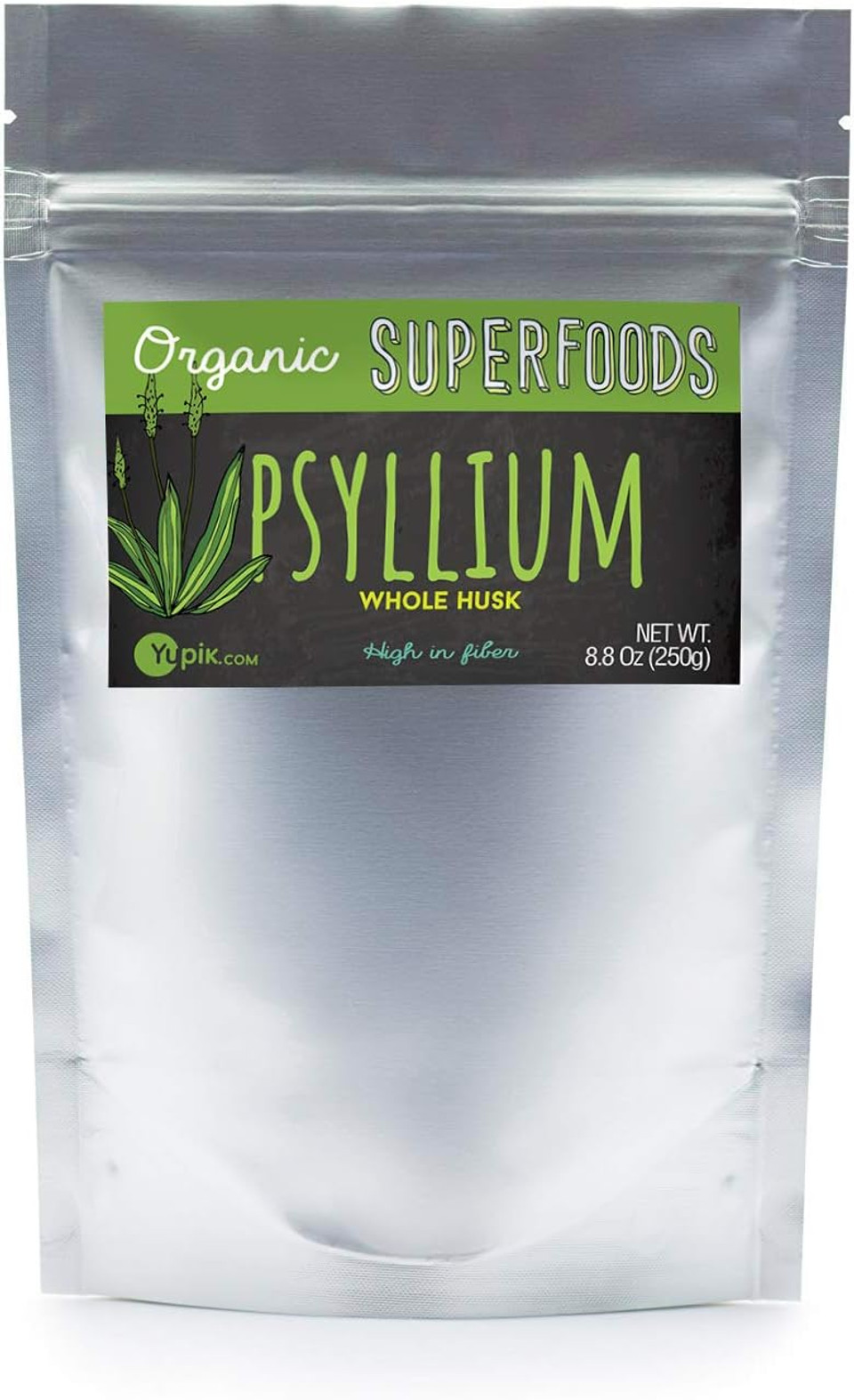 Yupik Organic Whole Husk Psyllium 95% Superfood, 8.8 Ounce, Non-Gmo, Vegan, Gluten-Free Yupik Organic Whole Husk Psyllium 95% Superfood, 8.8 Ounce, Non-Gmo, Vegan, Gluten-Free