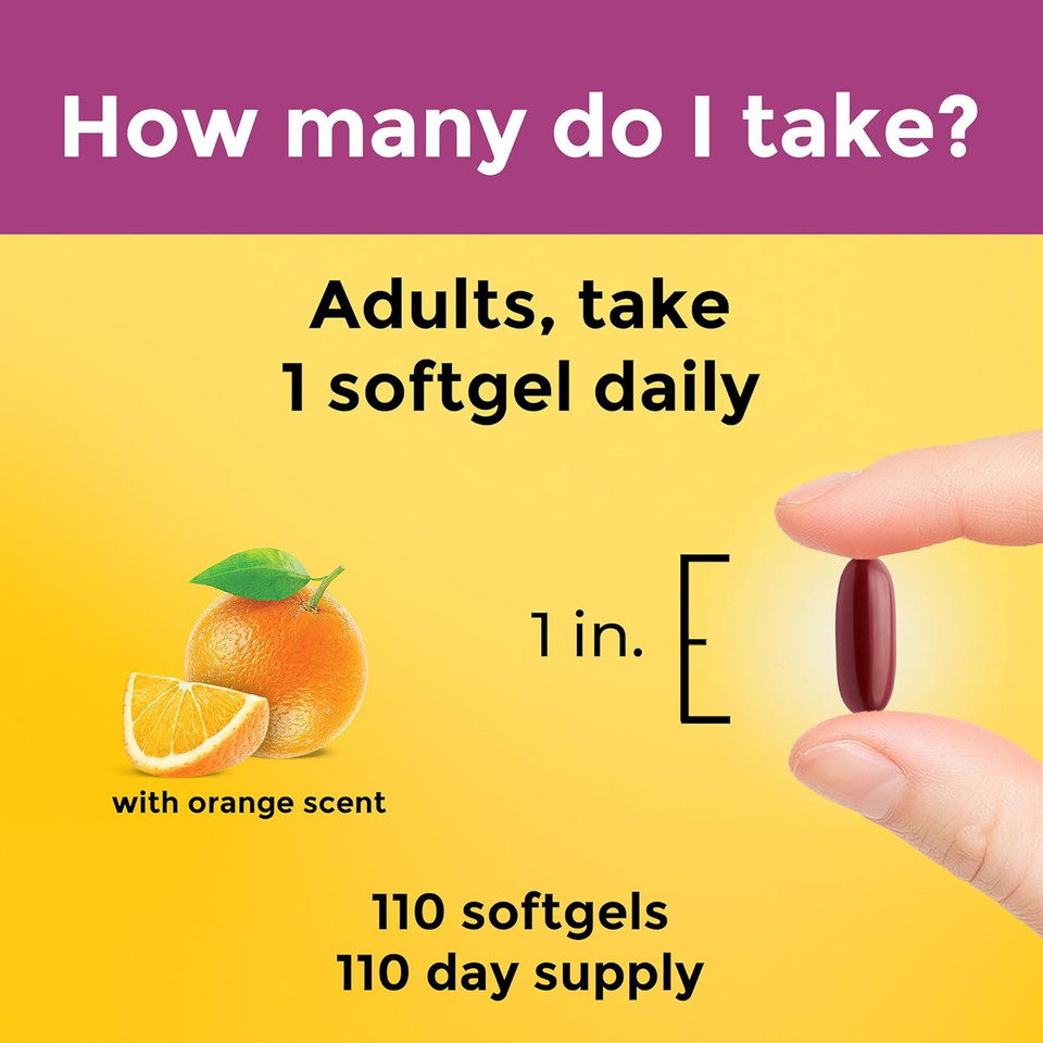 Nature Made Prenatal With Folic Acid + Dha, Prenatal Vitamin And Mineral Supplement For Daily Nutritional Support, 110 Softgels, 110 Day Supply