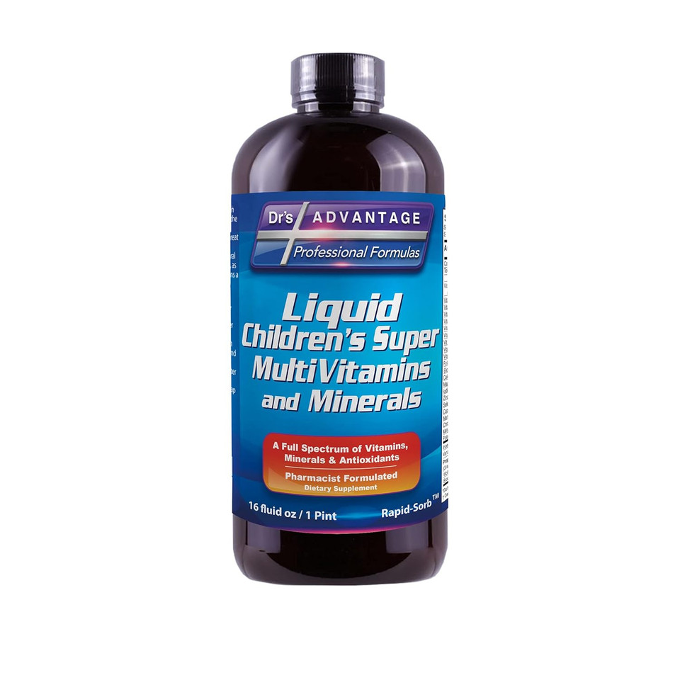 Dr'S Advantage Da862 Liquid Children'S Multivitamin And Minerals, 16 Oz