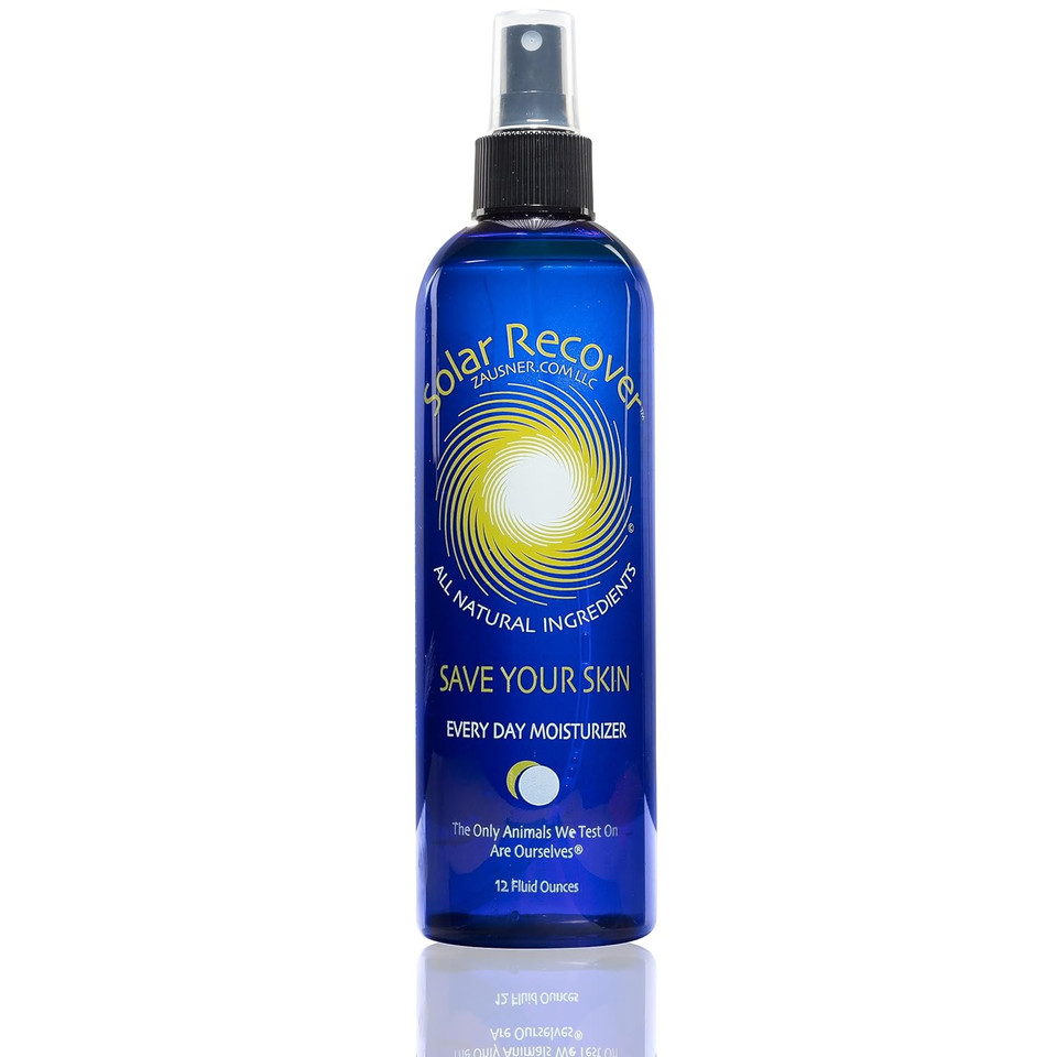 Solar Recover After Sun Moisturizing Spray (12 Ounce) - Hydrating Facial And Body Mist - 2460 Sprays Of Sunburn Relief With Vitamin E And Calendula - Lotion Delivered In Water To Keep Skin Healthy