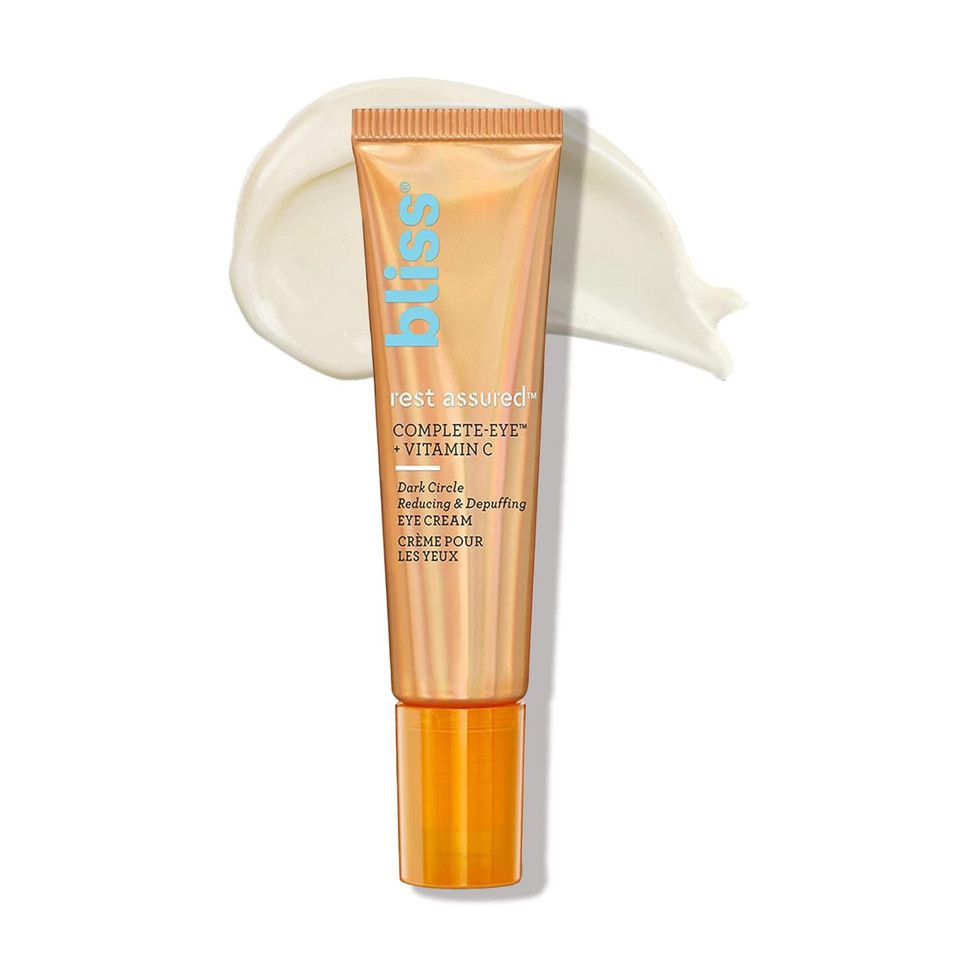 Bliss Renew & Smooth Night Serum- Aha Glycolic + Polyhydroxy Acid +Rest Assured  Eye Cream With Vitamin C & Caffeine + Youth Got This And Pure Retinol Deep Hydration Moisturiser