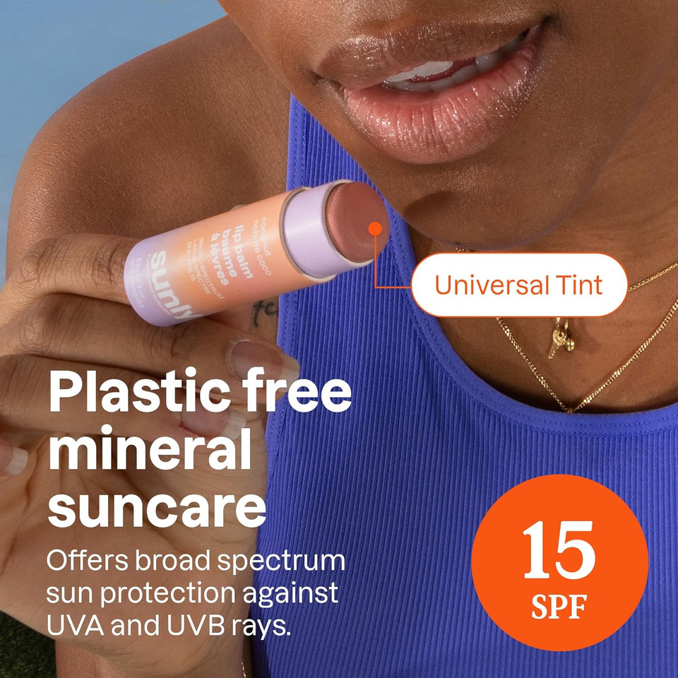Bundle Of Attitude Mineral Sunscreen Stick With Zinc Oxide, Spf 30 + Tinted Mineral Sunscreen, Face Stick, Spf 30 + Lip Balm, Spf 15 + After Sun Stick, Mint & Cucumber