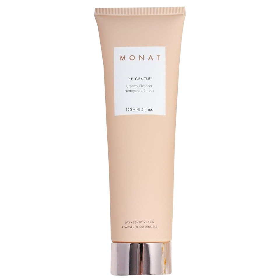 Monat Be Gentle Creamy Cleanser -Gentle Facial Cleanser Cleanses Impurities W/Out Stripping The Skin. Creamy Face Wash Gentle Cleanser. Face Moisturizer Hydrating Cleanser -Net Wt. 120 Ml / 4.0 Fl. Oz