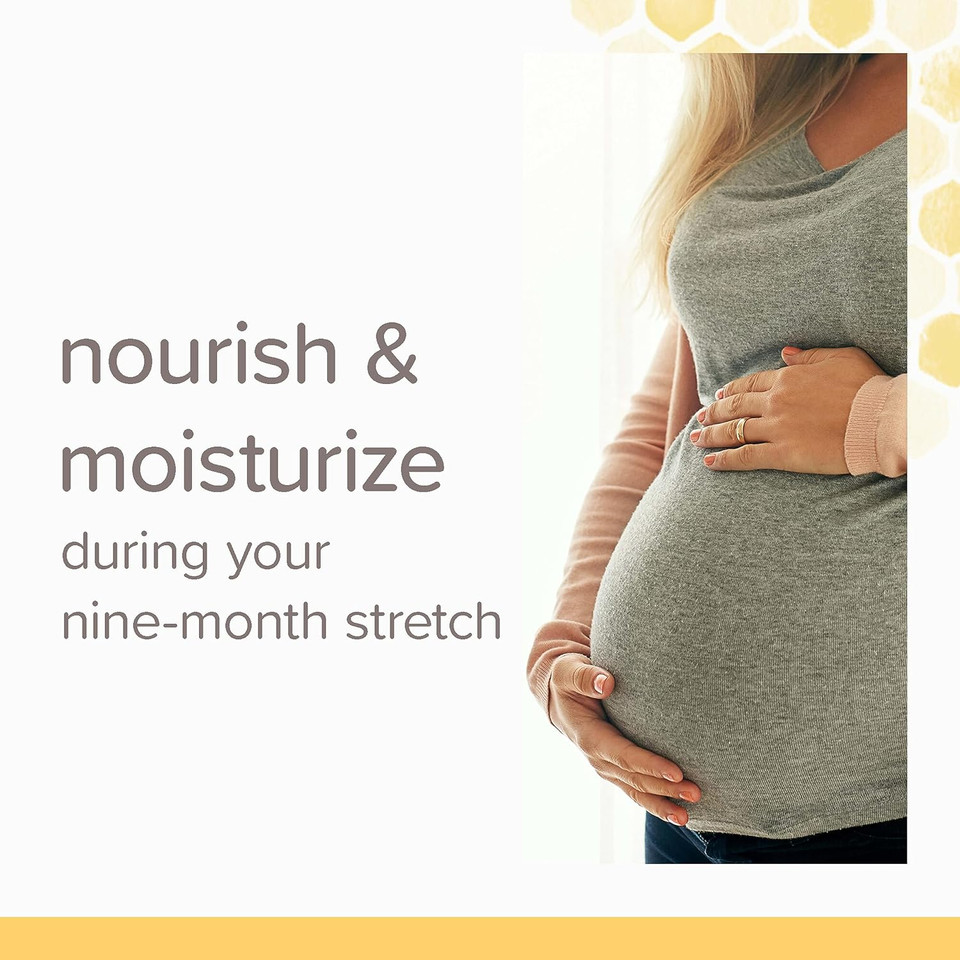 Burt'S Bees Mama Belly Butter, Mothers Day Gifts For Mom, Stretch Mark Cream For Pregnancy Massages Body & Reduces Scar Appearance, Prenatal & Postnatal Tummy Skin Care, With Shea Butter, 6.5 Oz Tub