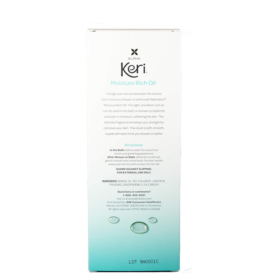 Keri Moisturizing Shower And Bath Oil, 16 Fl Oz