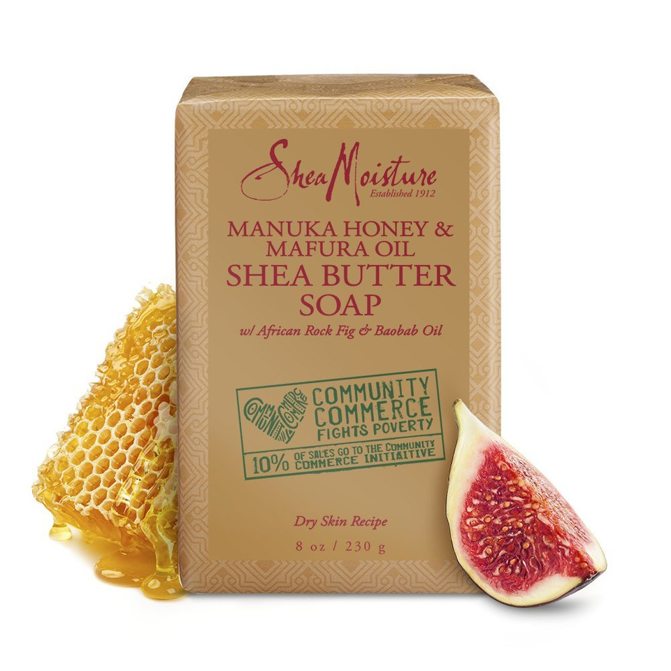 Sheamoisture Shea Butter Soap Manuka Honey And Mafura Oil Bar Soap For Dry Skin Body Soap Cleanser With Shea Butter 8Oz Sheamoisture Shea Butter Soap Manuka Honey And Mafura Oil Bar Soap For Dry Skin Body Soap Cleanser With Shea Butter 8Oz