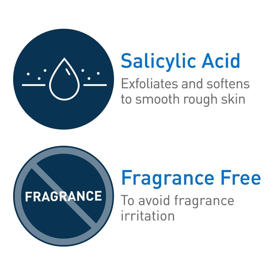 Cerave Sa Lotion For Rough & Bumpy Skin | Vitamin D, Hyaluronic Acid, Lactic Acid & Salicylic Acid Lotion | Fragrance Free & Allergy Tested | 8 Ounce