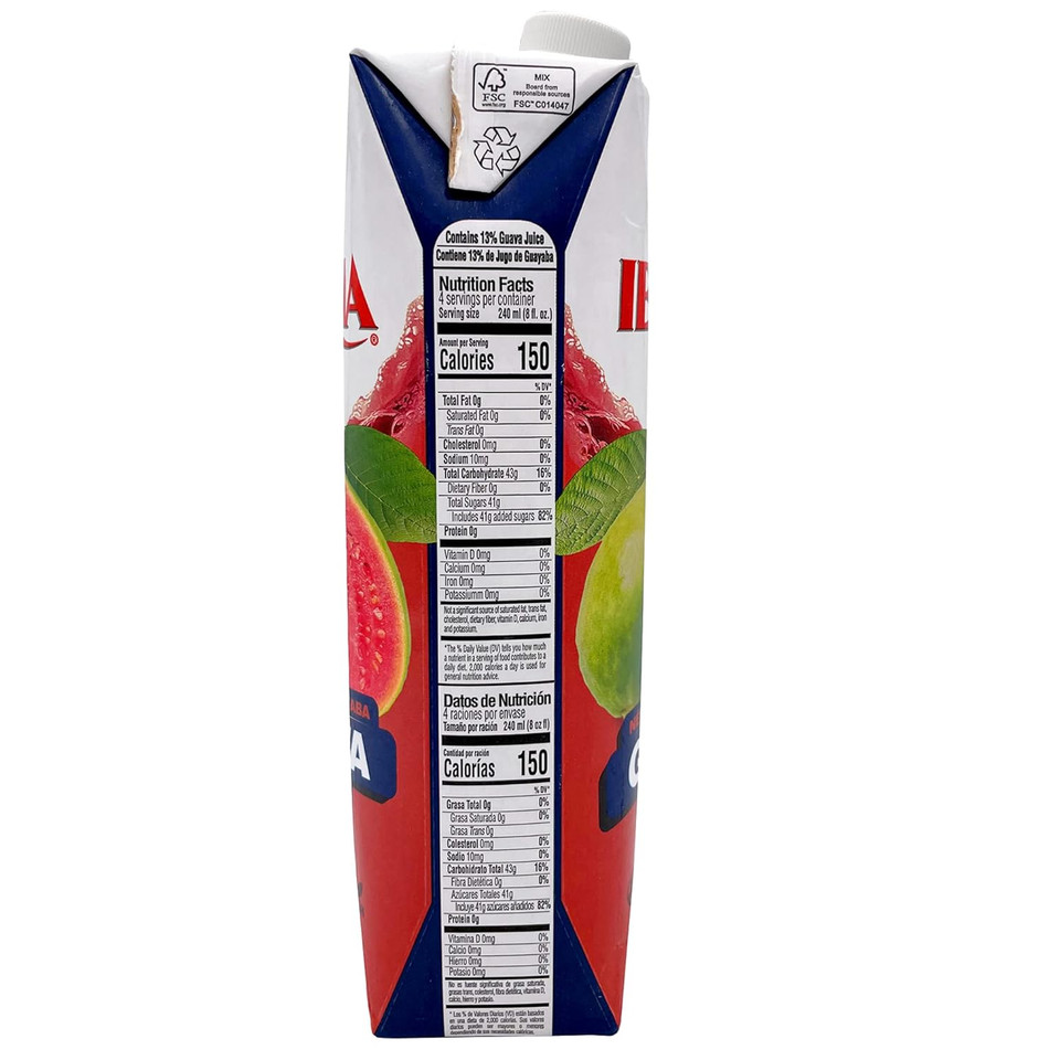 Iberia Guava Nectar 33.8 Ounce (Pack Of 3)