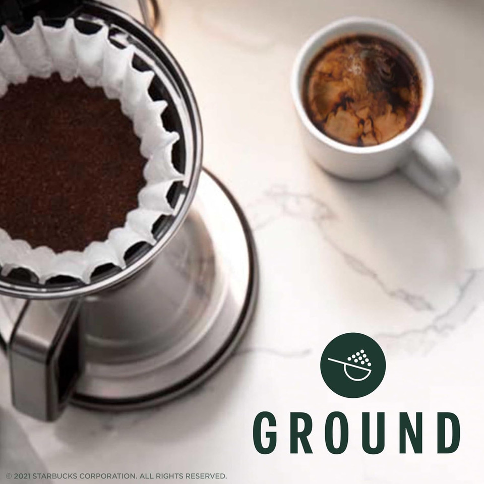 Starbucks Verona Dark Roast Ground Coffee, 18 Ounce (Pack Of 1)