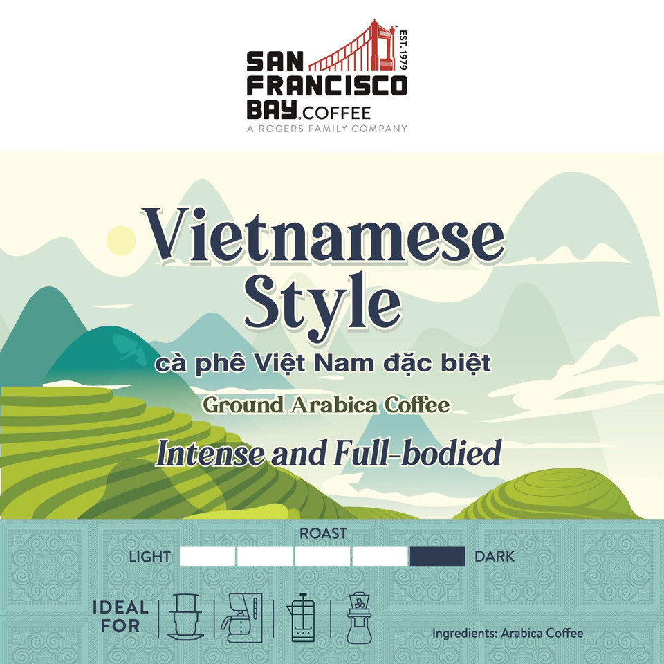 San Francisco Bay Ground Coffee - Vietnamese Style (28Oz Bag), Dark Roast
