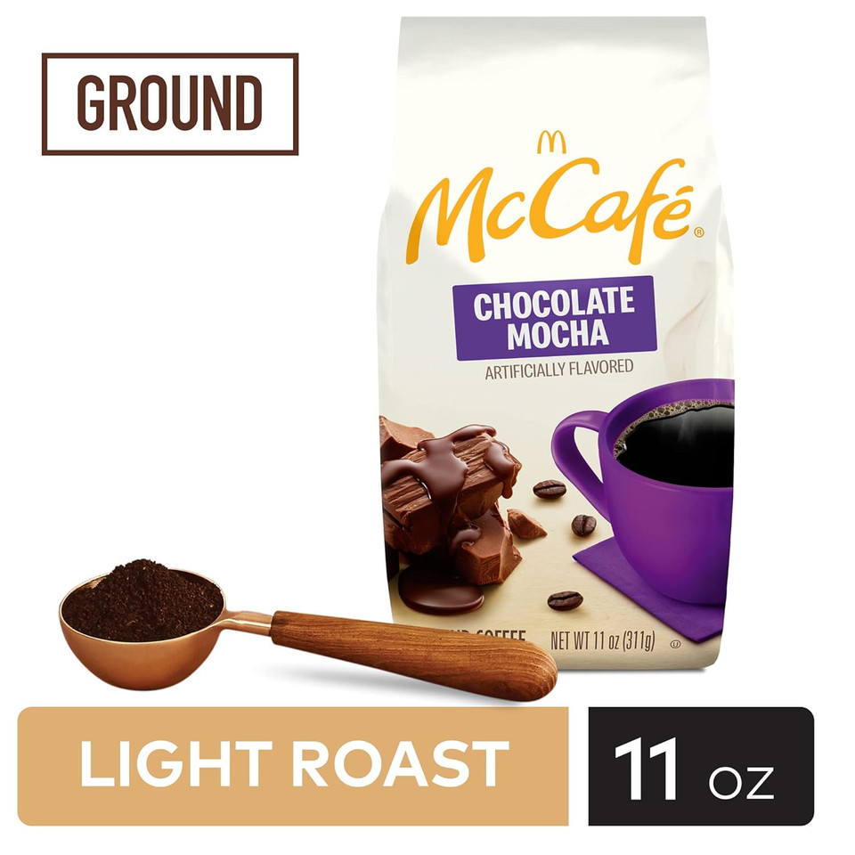Mccafe Chocolate Mocha, Ground Coffee, Flavored, 11Oz. Bagged