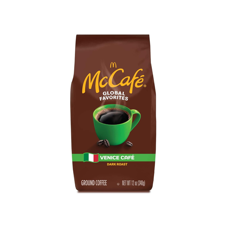 Mccafe Venice Cafã£Â©, Ground Coffee, Dark Roast, 12Oz Bag