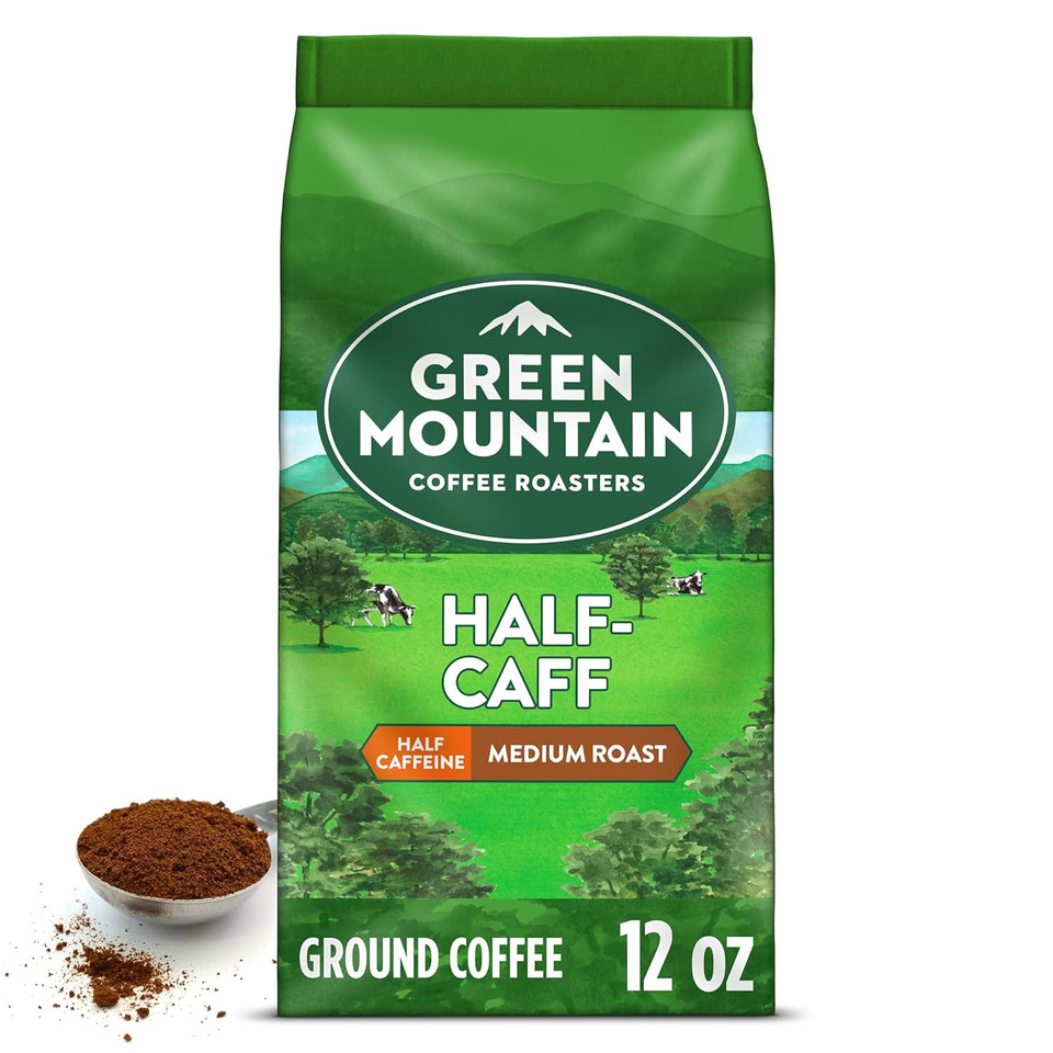 Green Mountain Coffee Roasters Half-Caff, 12 Oz. Ground