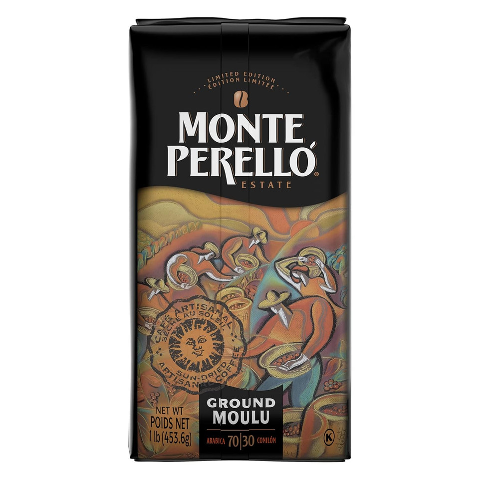 Monte Perellã£Â³, 16 Oz Bag (1 Lb/ 453.6 G), Ground Coffee, Medium Roast - Product From The Dominican Republic (Pack Of 2)
