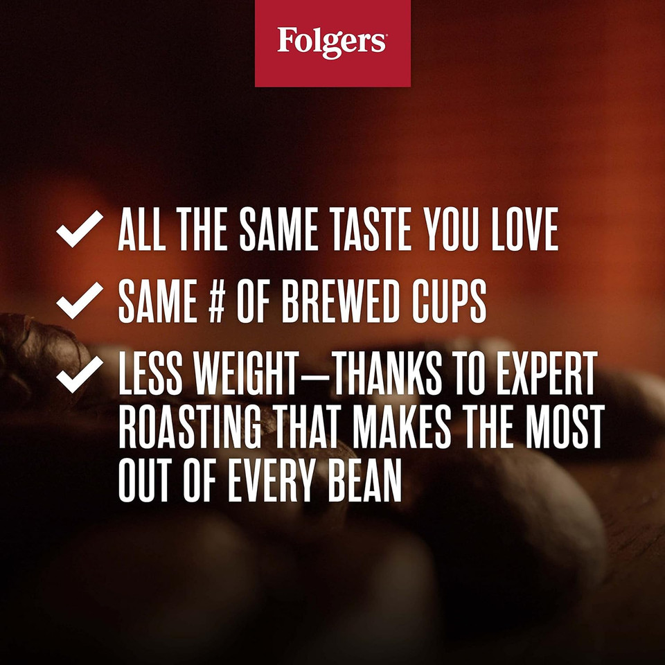 Folgers Colombian Medium Roast Ground Coffee, 22.6 Ounces (Pack Of 6)