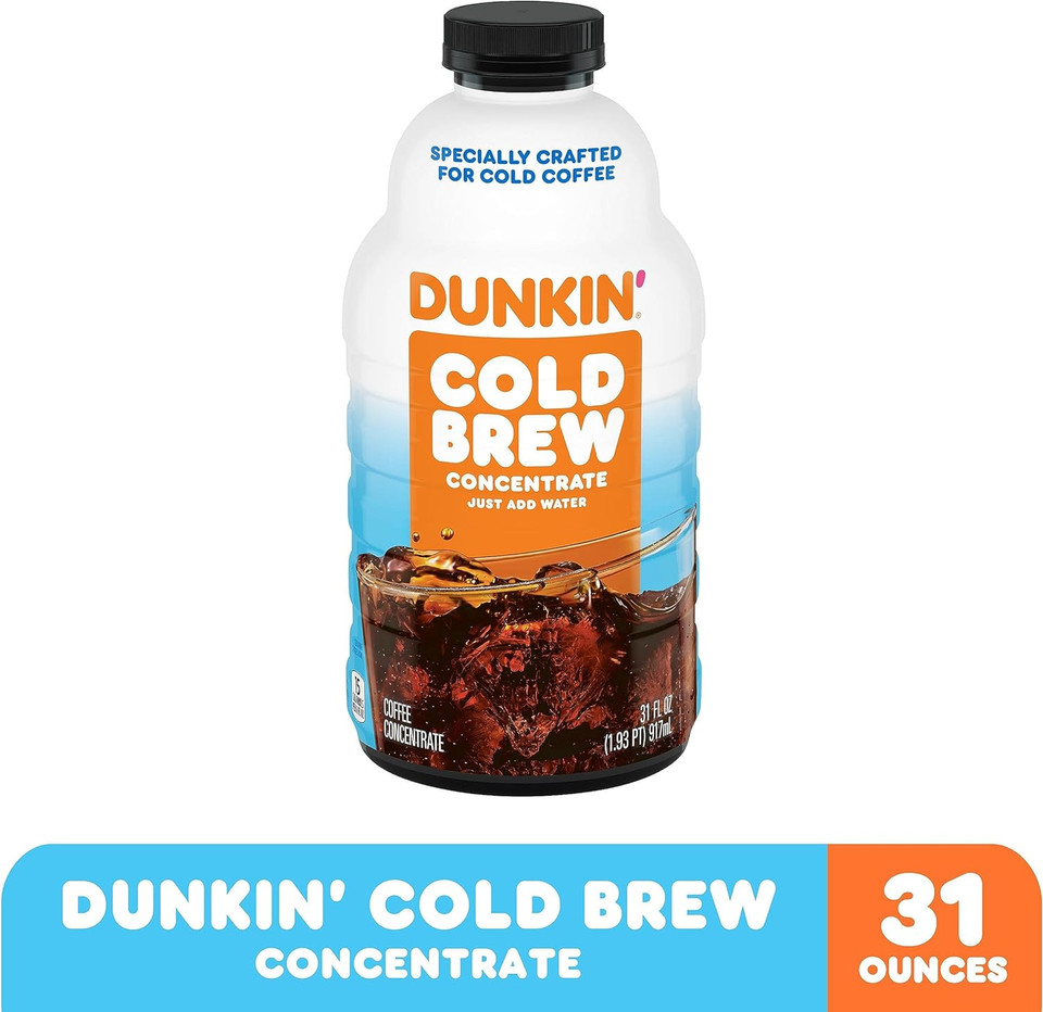 Dunkinã¢Â Cold Brew Coffee Concentrate, 31 Ounce