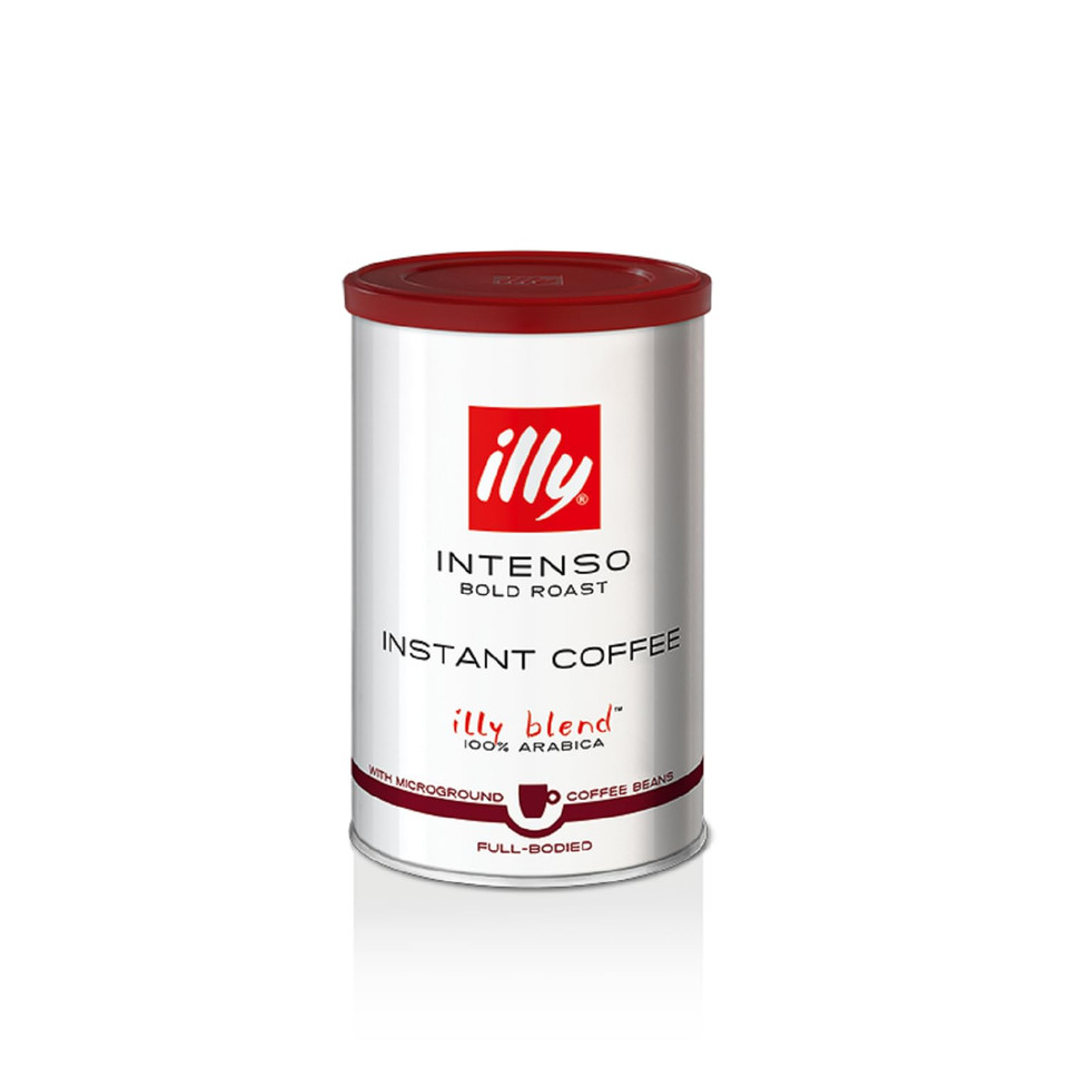 Illy Instant Coffee- 100% Arabica Coffee  Classico Medium Roast - Notes Of Caramel, Orange Blossom & Jasmine - Easy Preparation - Convenient Coffee Instant Format - Roasted In Italy  3.3 Ounce