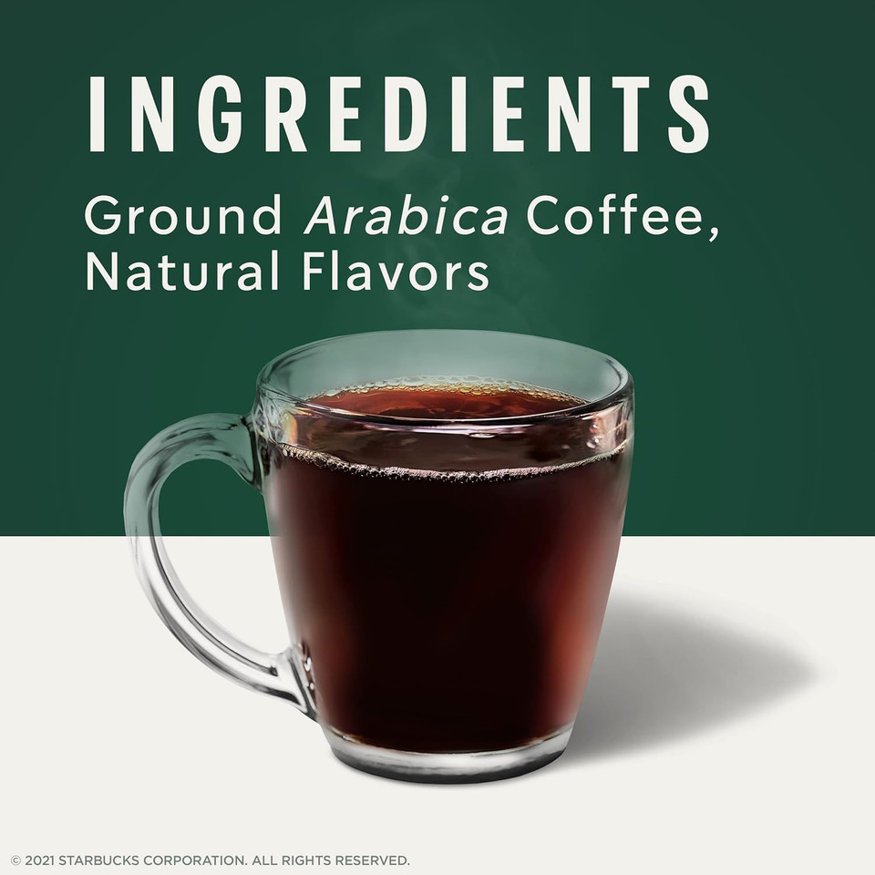 Starbucks K-Cup Coffee Pods, Cinnamon Dolce Flavored Coffee For Keurig Brewers, Naturally Flavored, 100% Arabica, 6 Boxes (60 Pods Total)