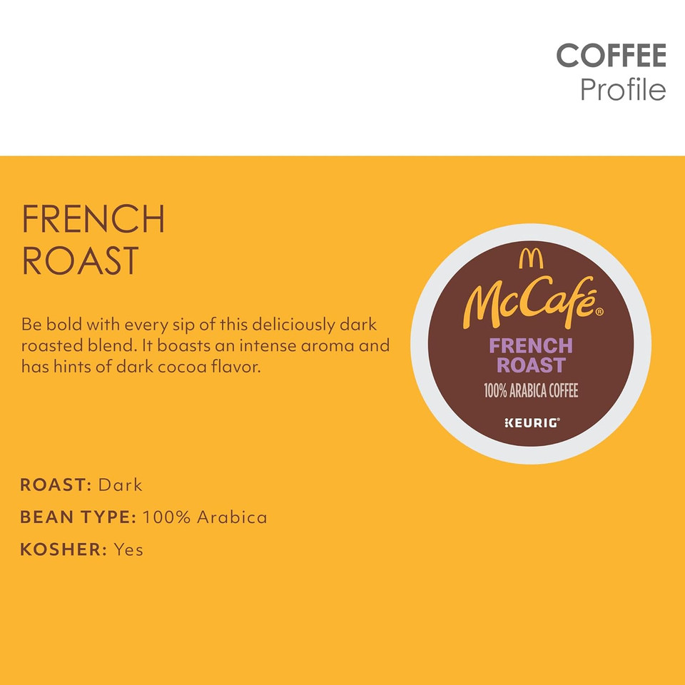 Mccafe French Roast K-Cup Coffee Pods , 84 Count (Pack Of 1)