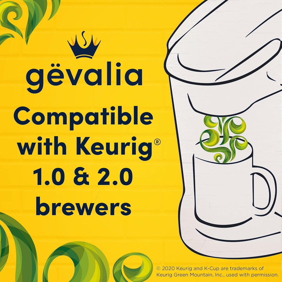 Gevalia Colombia K-Cup Coffee Pods, For A Keto And Low Carb Lifestyle (84 Ct Box)