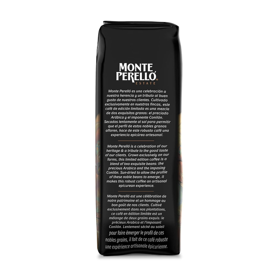 Monte Perellã£Â³, 16 Oz Bag (1 Lb/ 453.6 G), Whole Bean Coffee, Medium Roast - Product From The Dominican Republic (Pack Of 1)