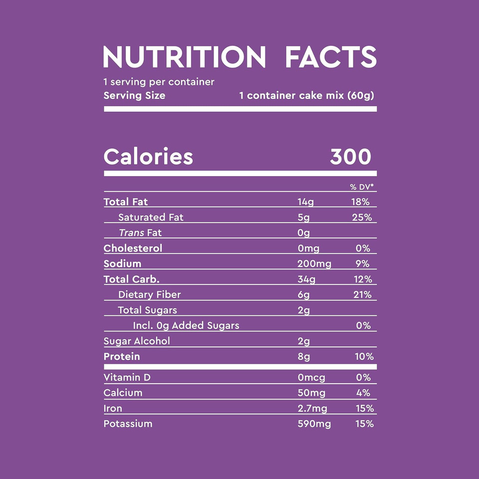 Duncan Hines Keto Friendly Double Chocolate Cake Mix, 2.1 Keto Friendly Double Chocolate Cake Cup 25.2 Ounce (Pack Of 12)