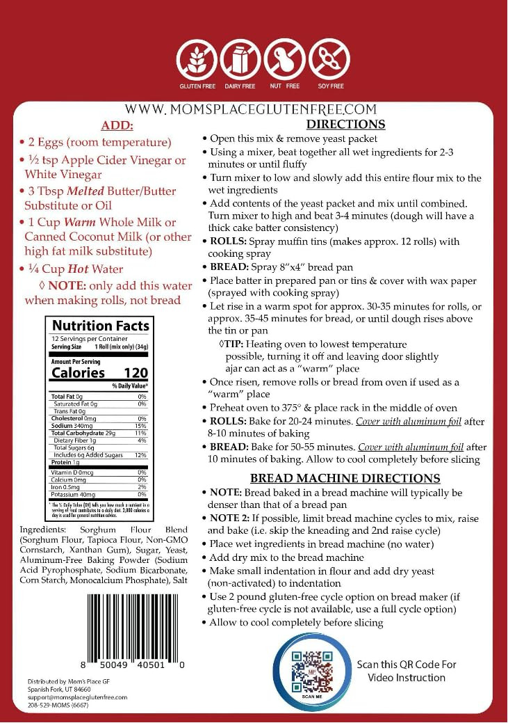 Gluten Free "I Can'T Believe It'S Not Wheat!" Bread Mix