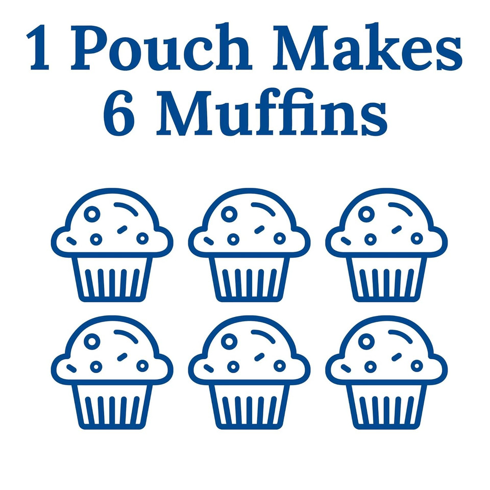 Martha White Chocolate Chip Muffin Mix, 7.4 Oz (Pack Of 3) With By The Cup Swivel Spoons