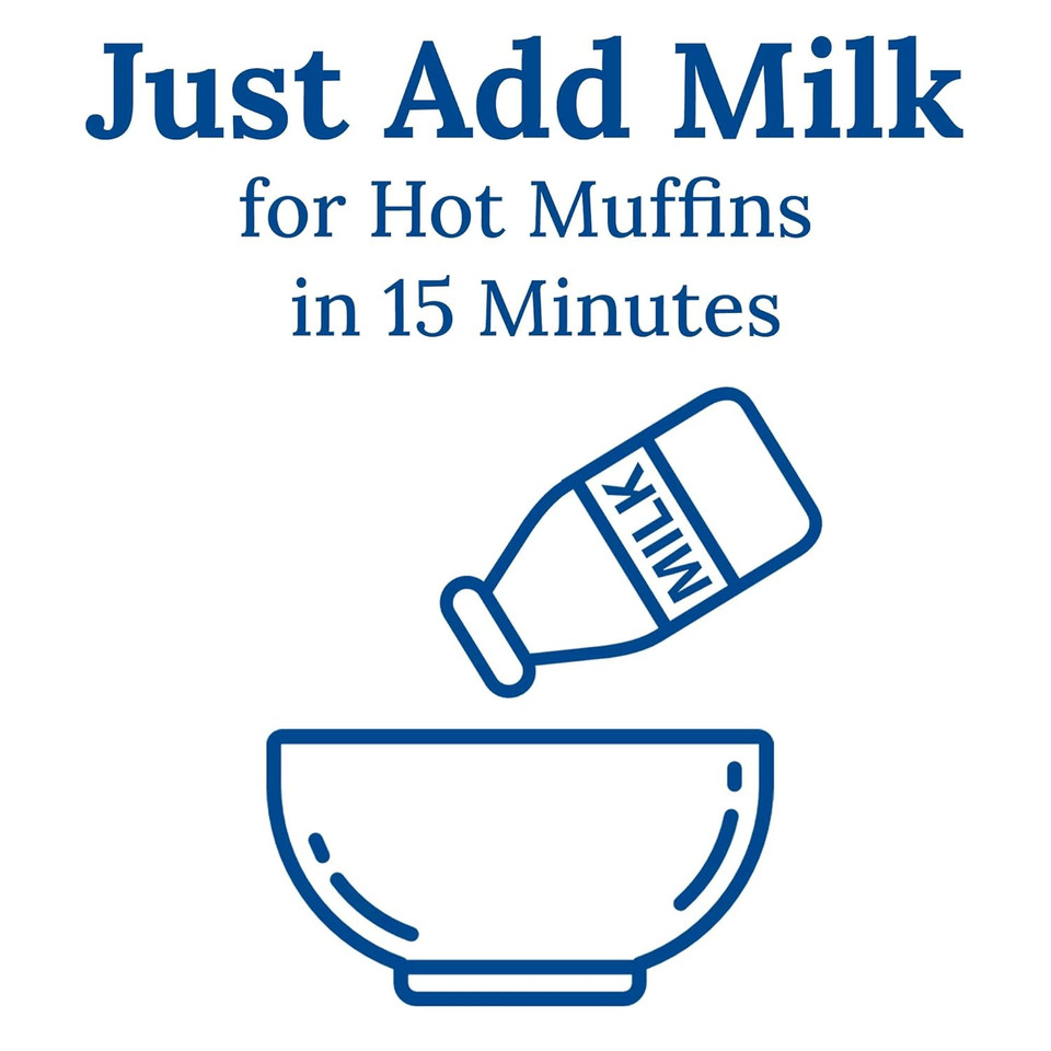 Martha White Chocolate Chip Muffin Mix, 7.4 Oz (Pack Of 3) With By The Cup Swivel Spoons