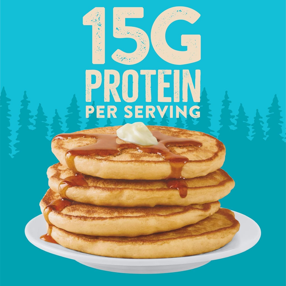 Krusteaz Protein Buttermilk Pancake Mix, 20 Ounce Boxes (Pack Of 8)