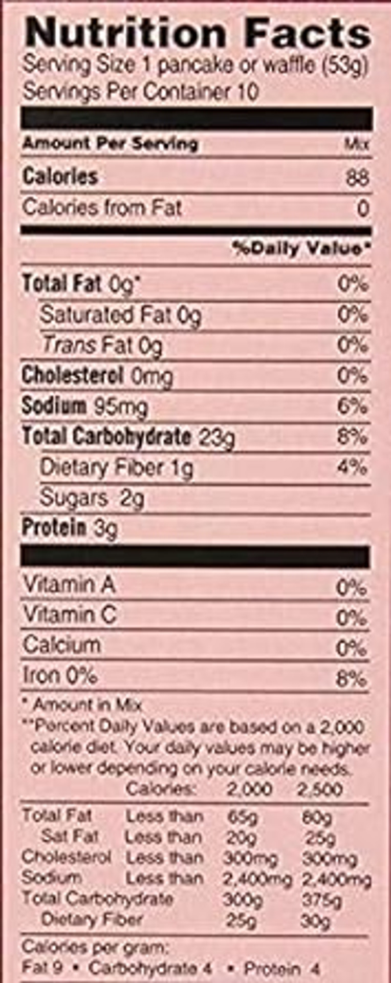 Garvey'S Organic Pancake & Waffle Mix, 9 Ounce, 3 Count