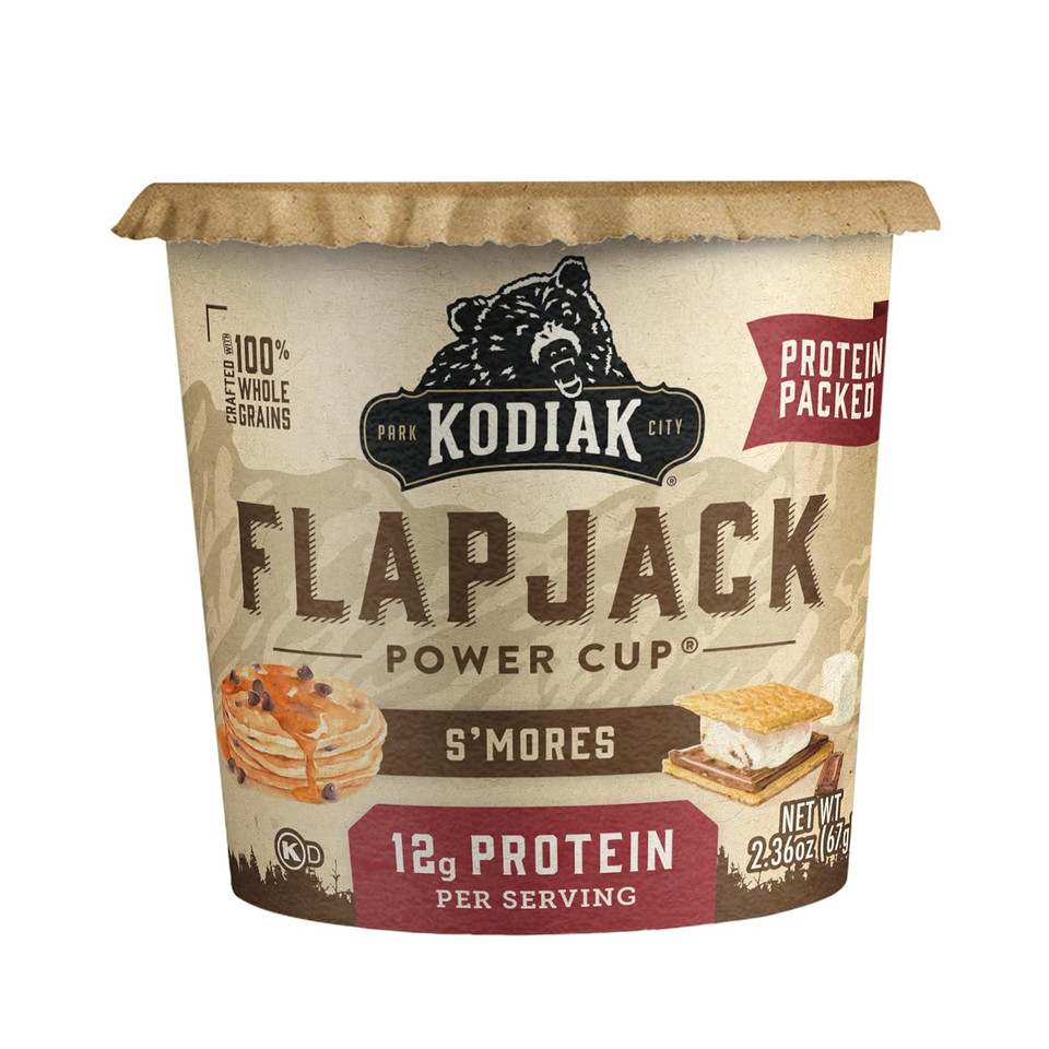 Kodiak Cakes Pancake On The Go, S'Mores, 2.36 Oz (Pack Of 12)